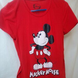 Disney Mickey Mouse Long Split-Side Shirt – Size L